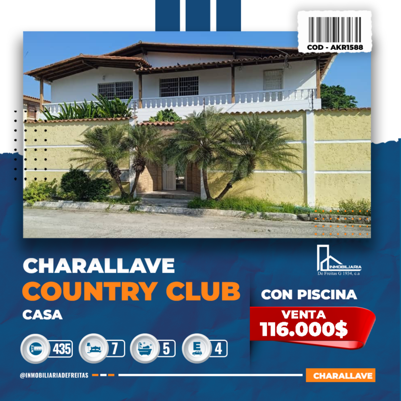 Urbanización Charallave Country Club con Piscina