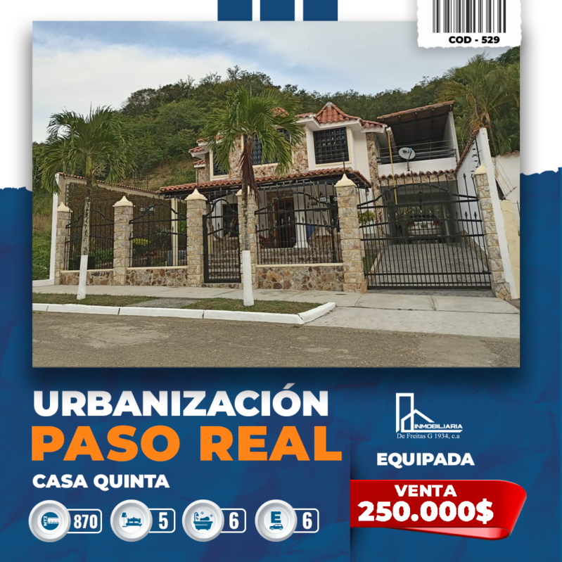 Urb. Paso Real Quinta.