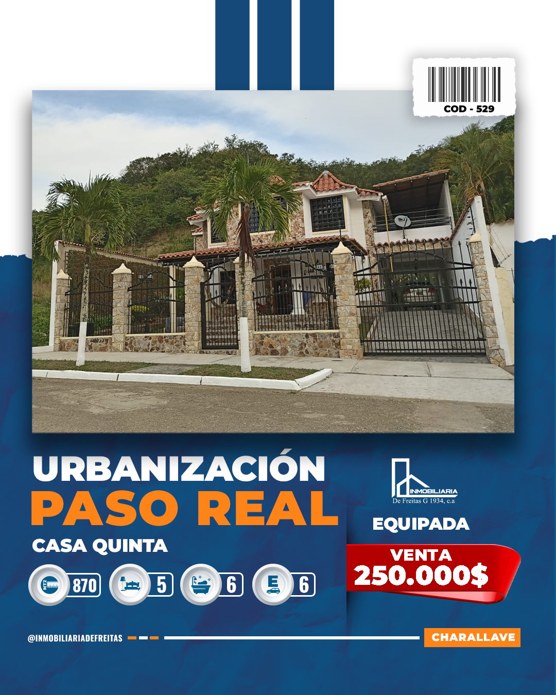 Urb. Paso Real Quinta.