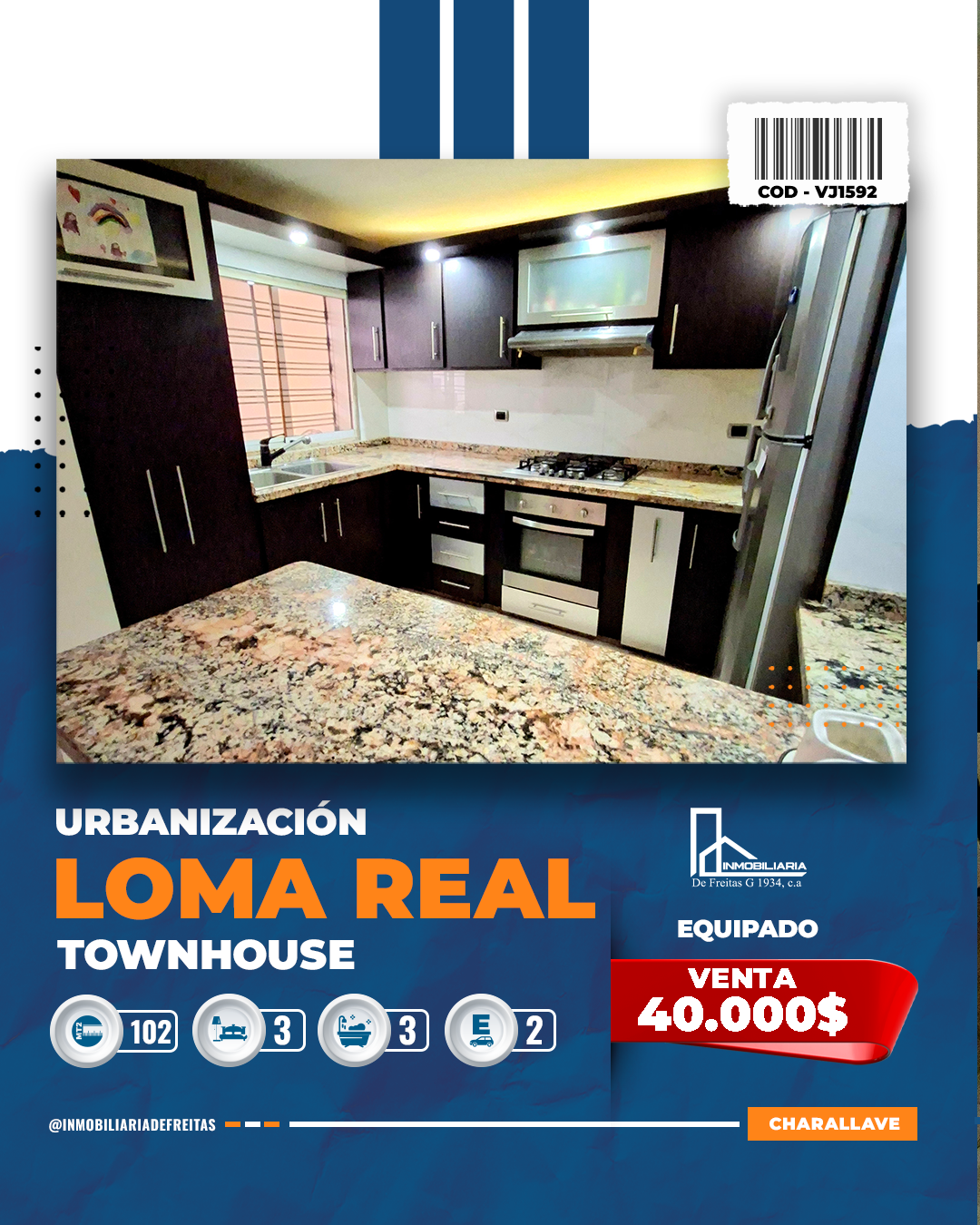Town House Urb. Loma Real- Charallave
