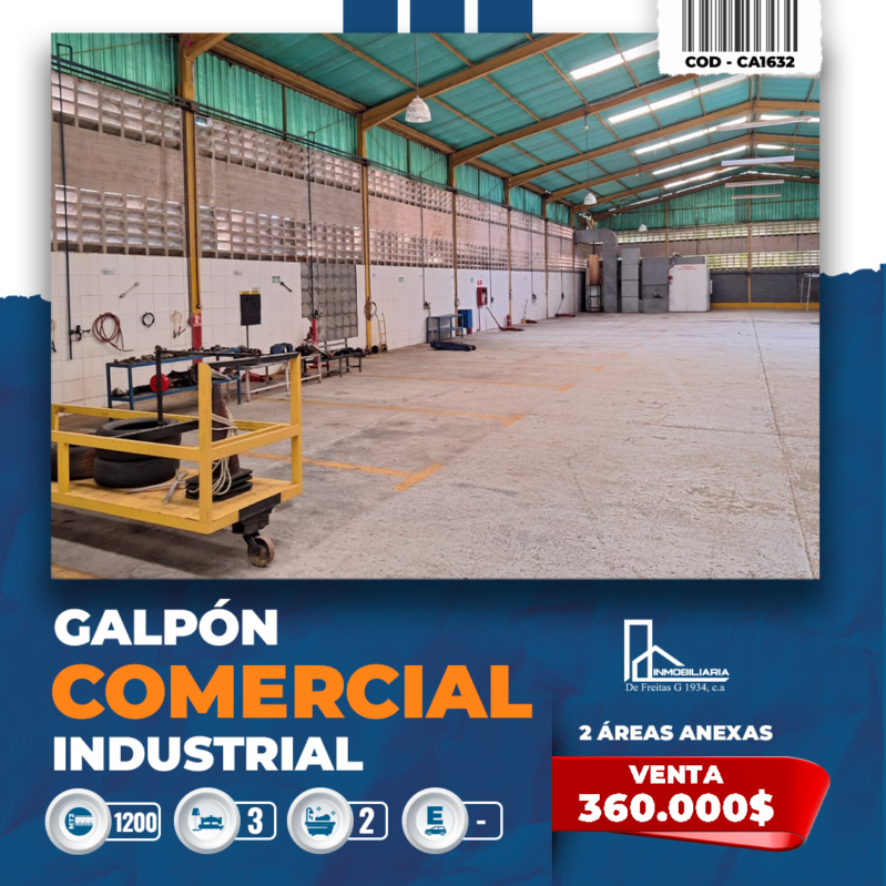 Galpón Comercial – Industrial en la Autopista Charallave – Ocumare