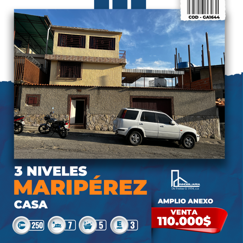 venta casa de oportunidad en Maripérez, Caracas.