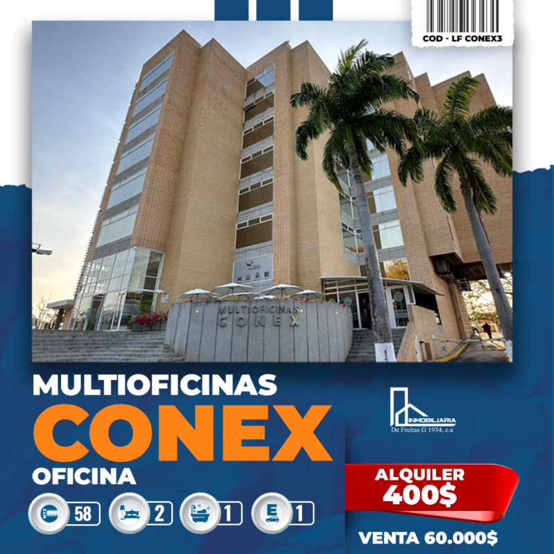 Venta o Alquiler en Multioficinas Conex Charallave