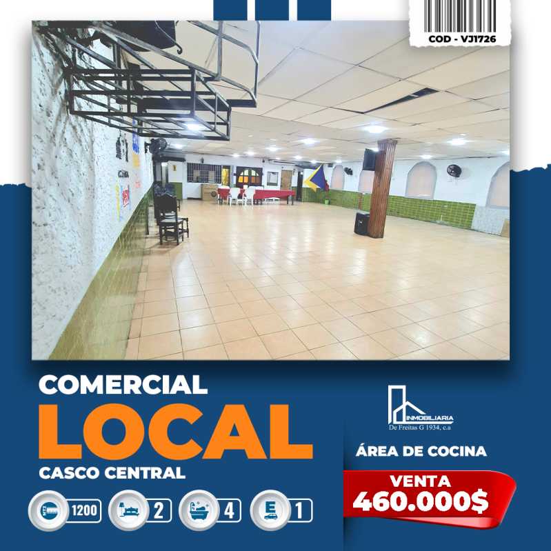 LOCAL  EN  VENTA Casco Central/Ocumare del Tuy