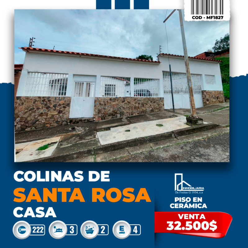 Venta de Casa en Colinas de Santa Rosa
