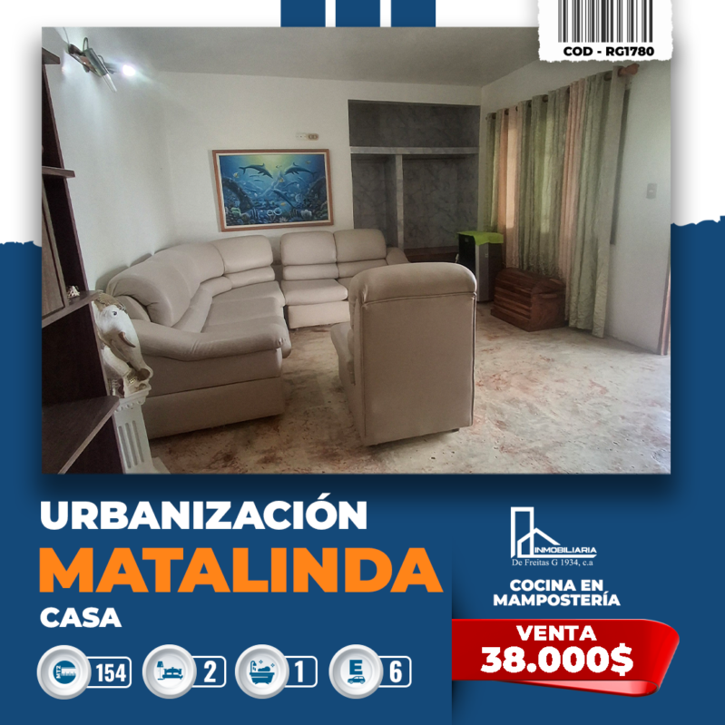 Venta casa en Matalinda