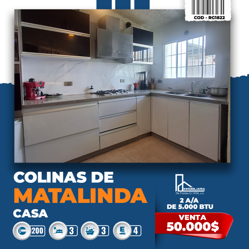 Casa en venta en Colinas de Matalinda Charallave.