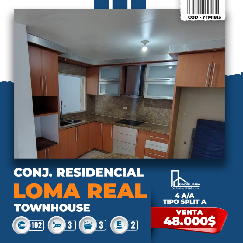 Town House conjunto Residencial Loma Real - Charallave - Valles del tuy.
