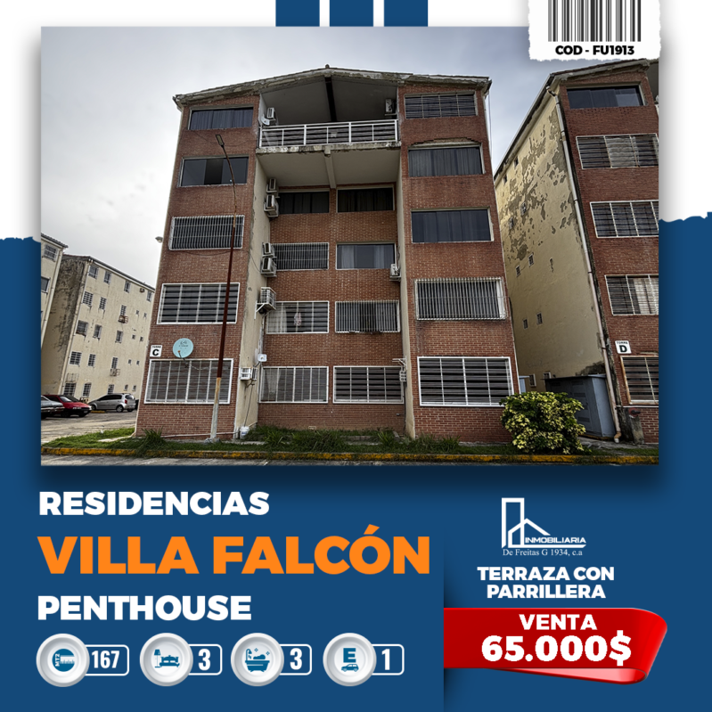APARTAMENTO PH EN VENTA | P.R. VILLA FALCÓN (CÚA)